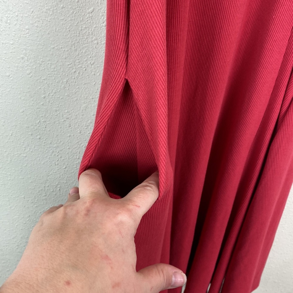 Torrid | Mini Rib Trapeze Dress Red/Pink 1 (1X) - Picture 10 of 15